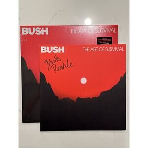 Bush Gavin Rossdale Signed Art of Survival LP Insert White Vinyl Autograph